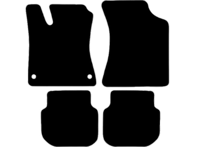 MATTENSET VELOURS (DONKERGRIJS) VOLVO 480 1986-1995