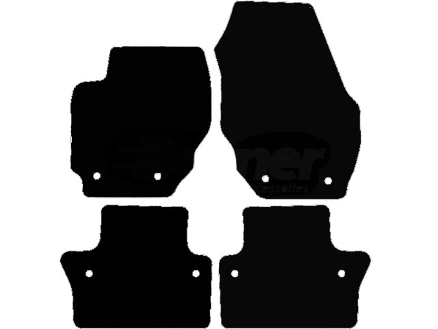 MATTENSET VELOURS (DONKERGRIJS) VOLVO V70-XC70 2007-