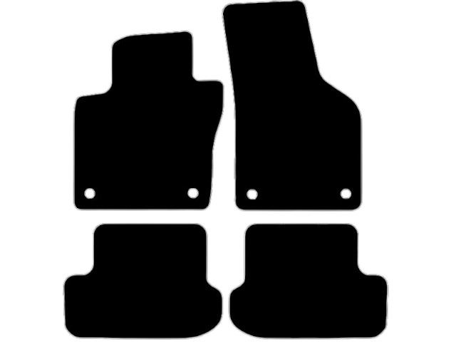MATTENSET VELOURS (DONKERGRIJS) VW BEETLE 2012-