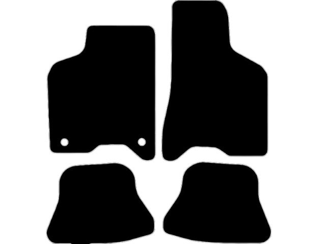 MATTENSET VELOURS (DONKERGRIJS) VW LUPO 1999-