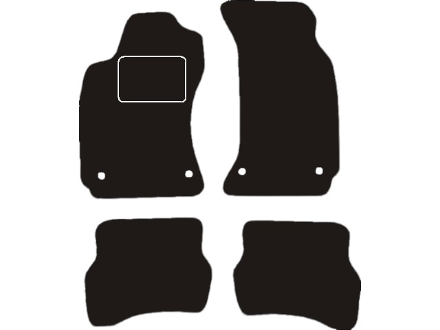 MATTENSET VELOURS (DONKERGRIJS) VW PASSAT 1996-2001