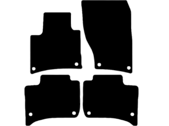 MATTENSET VELOURS (DONKERGRIJS) VW TOUAREG 2010-2018