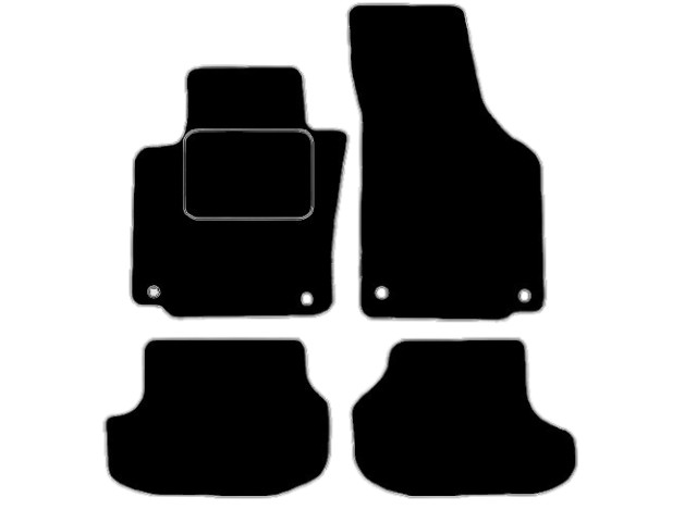 MATTENSET VELOURS (DONKERGRIJS) VW GOLF VI 2012- CABRIO