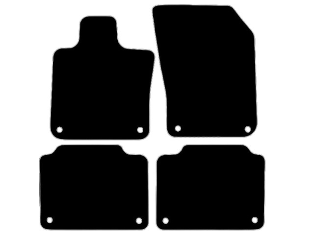 MATTENSET VELOURS (DONKERGRIJS) VOLVO S90-V90 2016-