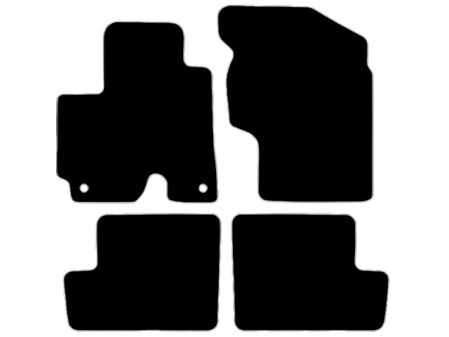 MATTENSET VELOURS (DONKERGRIJS) TOYOTA RAV4 2003- 3-DEURS