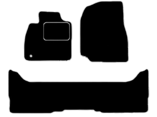 MATTENSET VELOURS (DONKERGRIJS) TOYOTA LANDCRUISER 2010- 3-DEURS