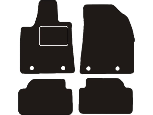 MATTENSET VELOURS (DONKERGRIJS) LEXUS 450 RX-H 2008-2015