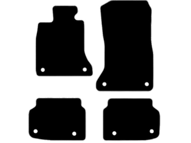 MATTENSET VELOURS (DONKERGRIJS) BMW F01 7-SERIE 2008-