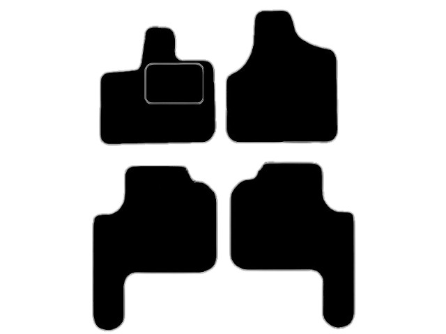 MATTENSET VELOURS (DONKERGRANDIJS) CHRYSLER GRAND VOYAGER 2007- COMPL SET