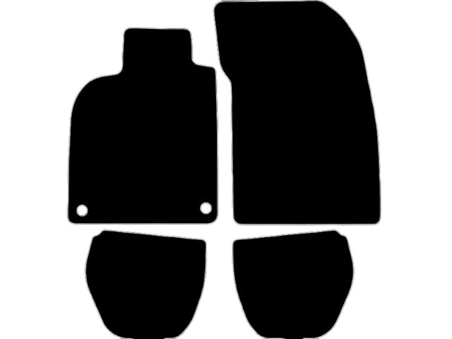MATTENSET VELOURS (DONKERGRIJS) PORSCHE 911 964-993 1989-1997