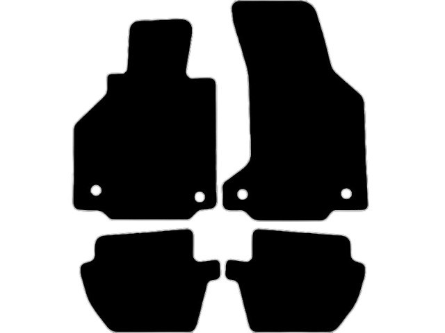 MATTENSET VELOURS (DONKERGRIJS) PORSCHE 996 BOSE 2002-
