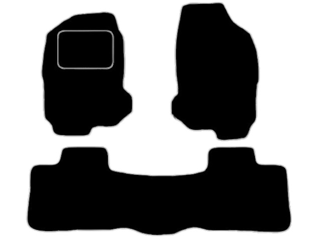 MATTENSET VELOURS (DONKERGRIJS) ISUZU D-MAX 2010-2012
