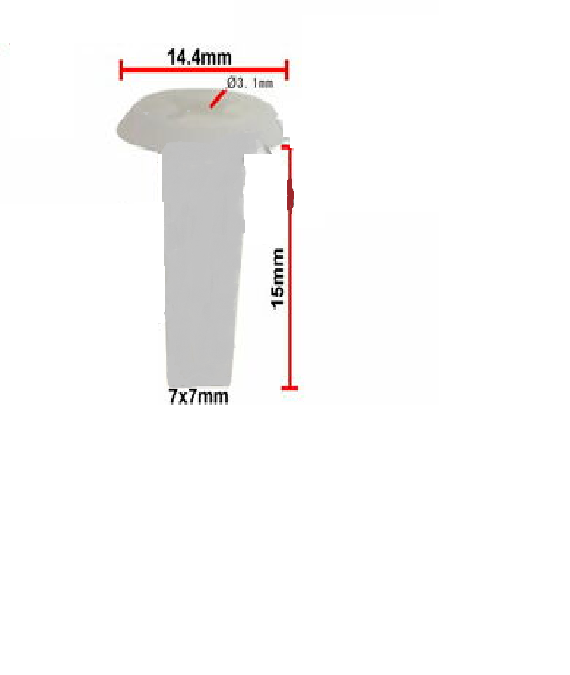 CLIP NISSAN OE: 96706K1300, 0128100022 2