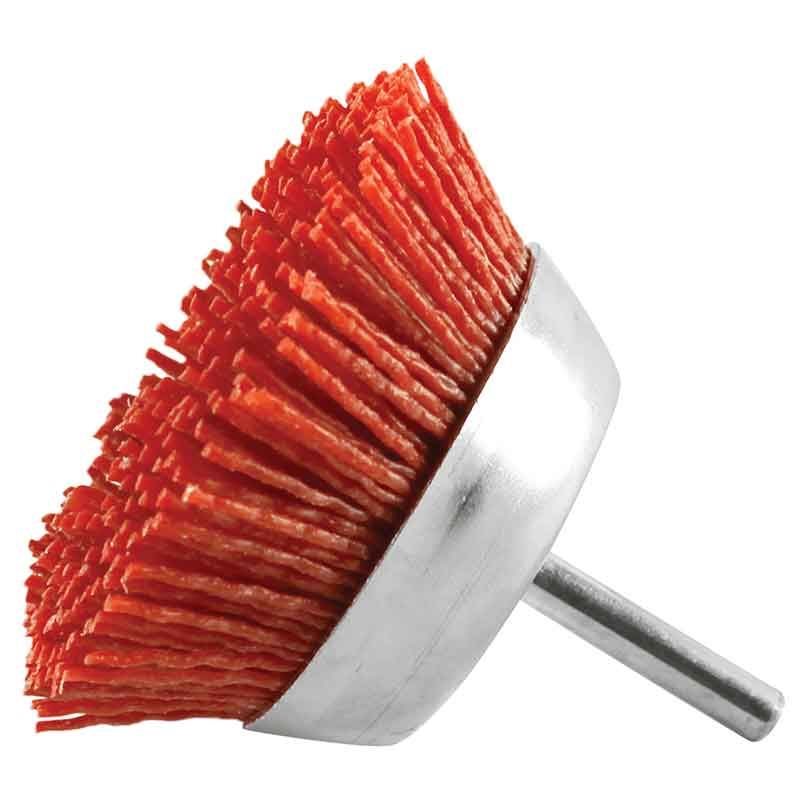 ABRACS 75MM FILAMENT KOP BORSTEL - ROOD
