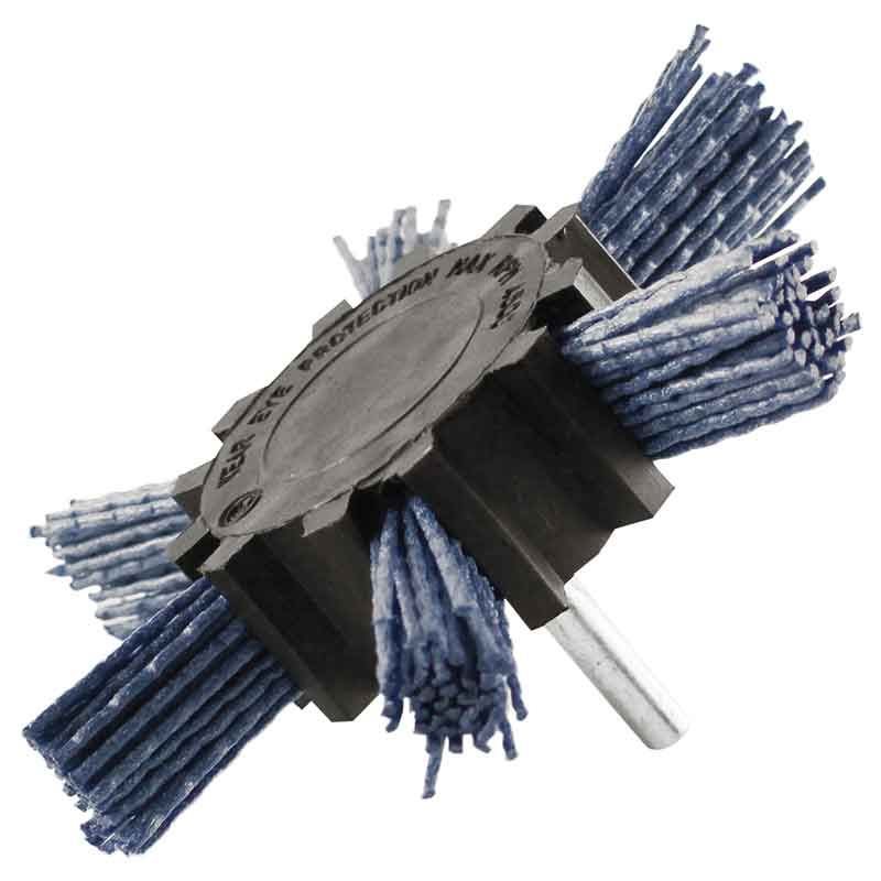 ABRACS 100 MM FILAMENTSTRIP BORSTEL - BLAUW