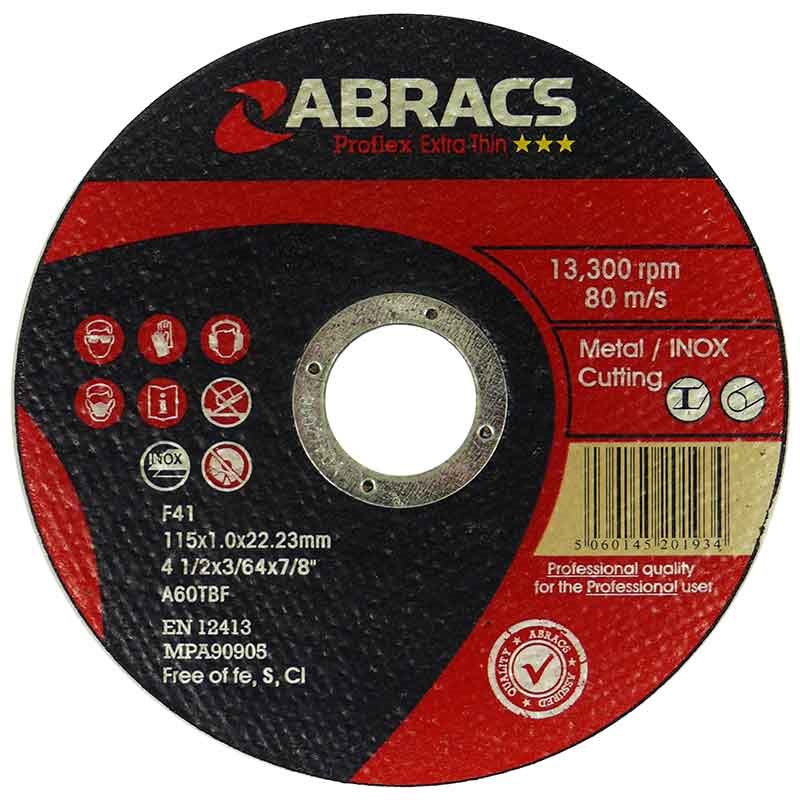 ABRACS PROFLEX EXTRA DUN 230 MM X 1,8 MM INOX