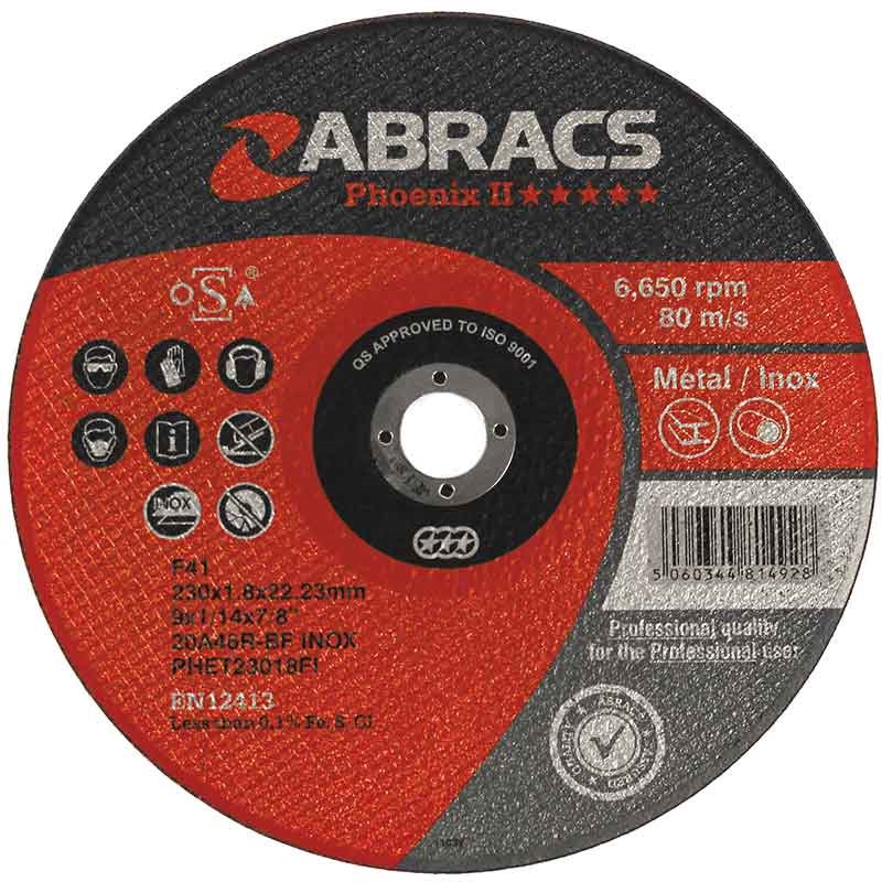 ABRACS 125 MM X 1,6 MM X 22 MM PHOENIX EXTRA DUN