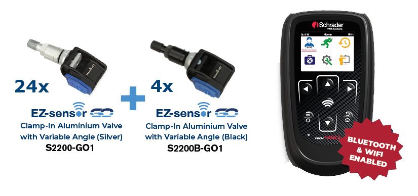 SCHRADER BUNDLE BARTEC TECH450 + 24 EZ SENSOR