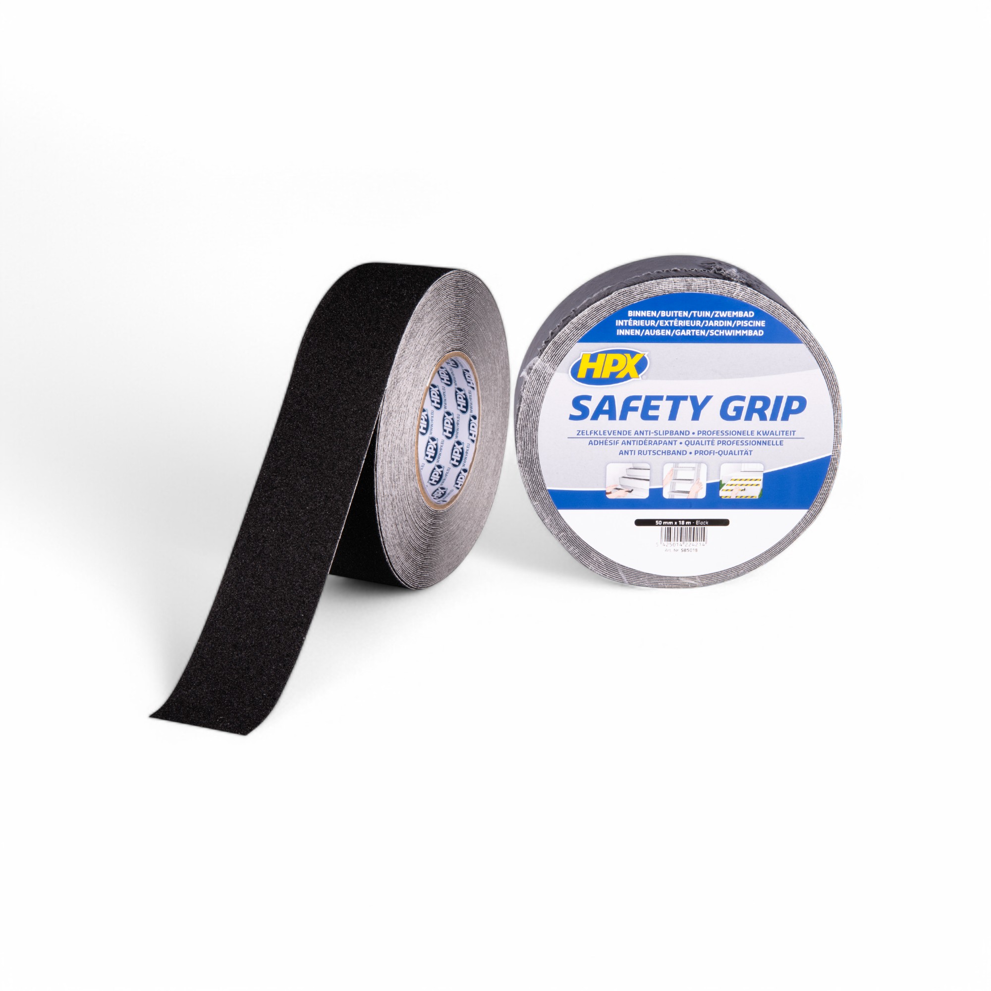 HPX ANTI-SLIP TAPE - ZWART 50MMX18M