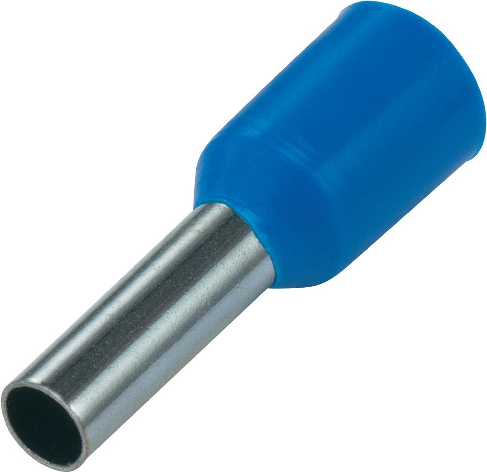 ADEREINDHULS BLAUW 2,5MM² LENGTE=8