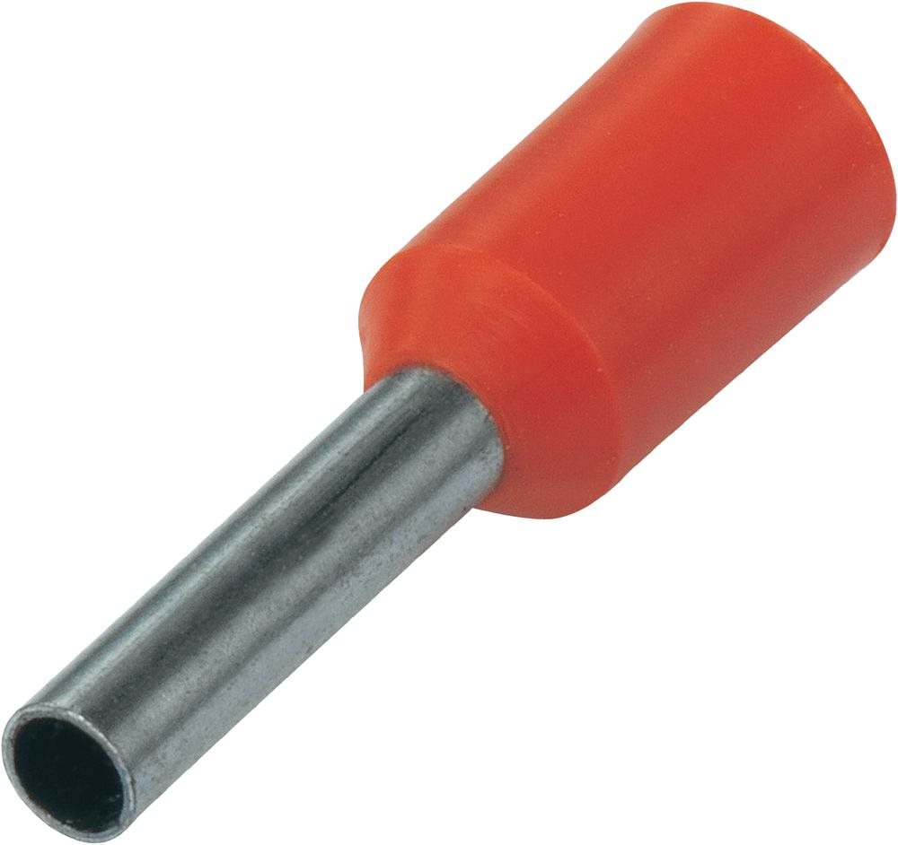 ADEREINDHULS ROOD 1MM² LENGTE=8