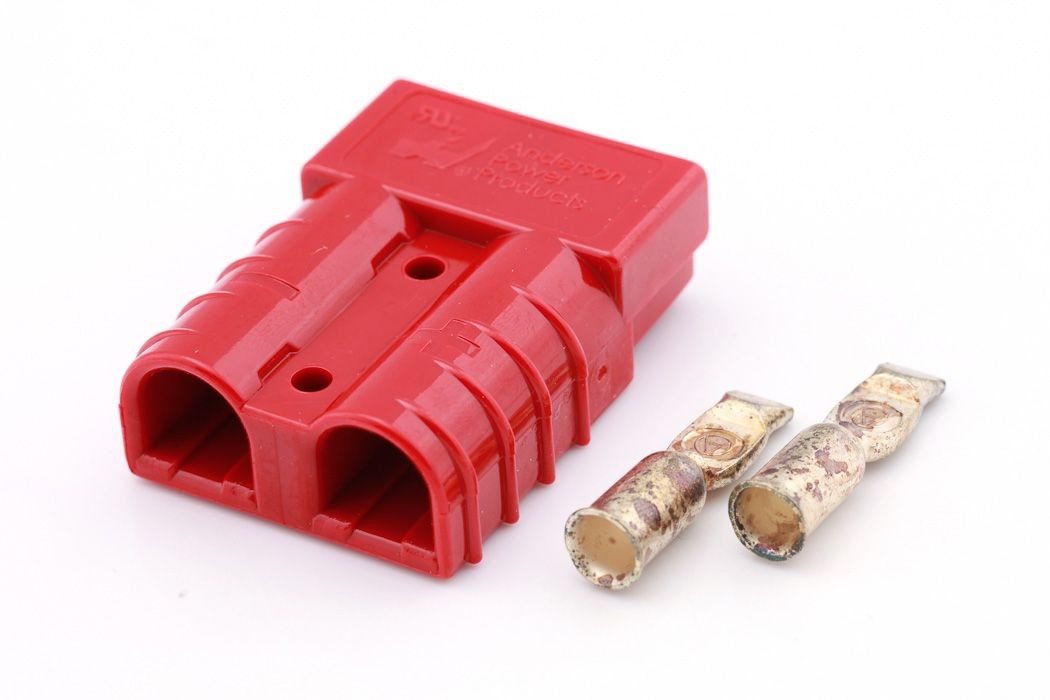 POWER CONNECTOR SB 2-POLIG 50A (-6MM²) ROOD