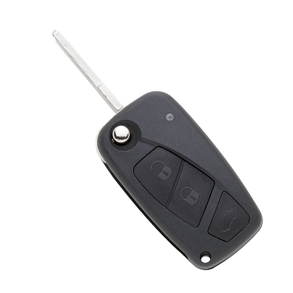 AUTOSLEUTEL LEGE BEHUIZING MET 3 KNOPJES