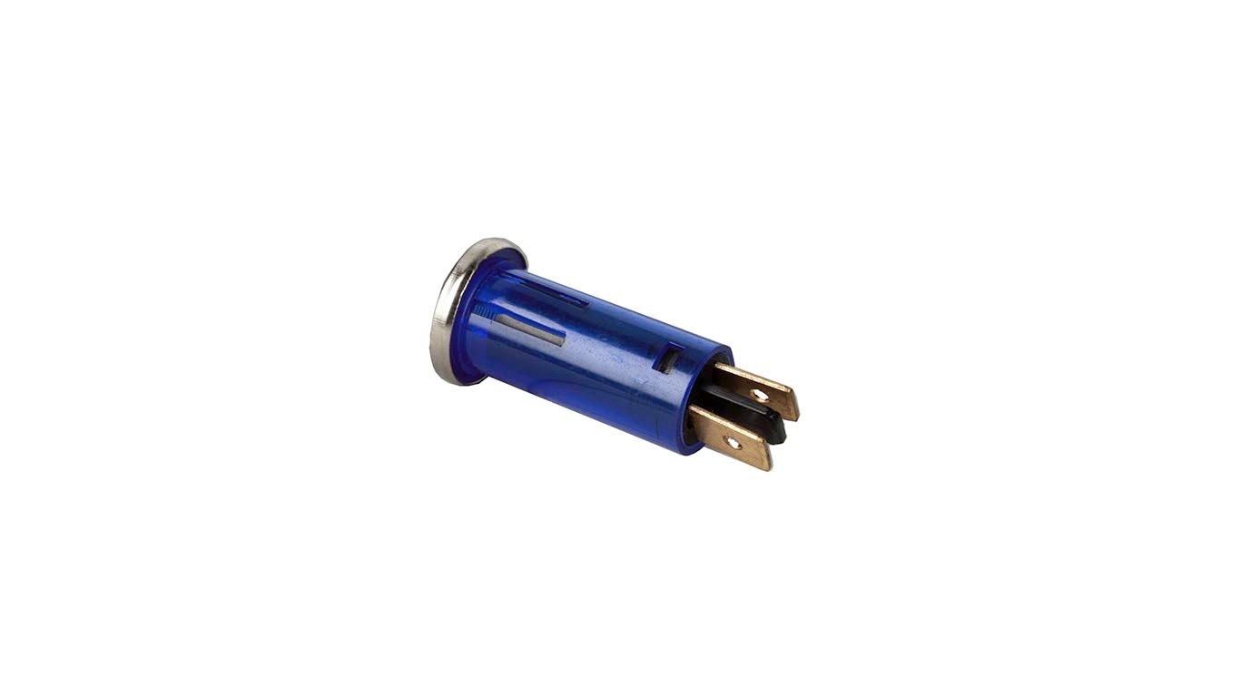 CONTROLE LICHT BLAUW CHROOM RAND 12V