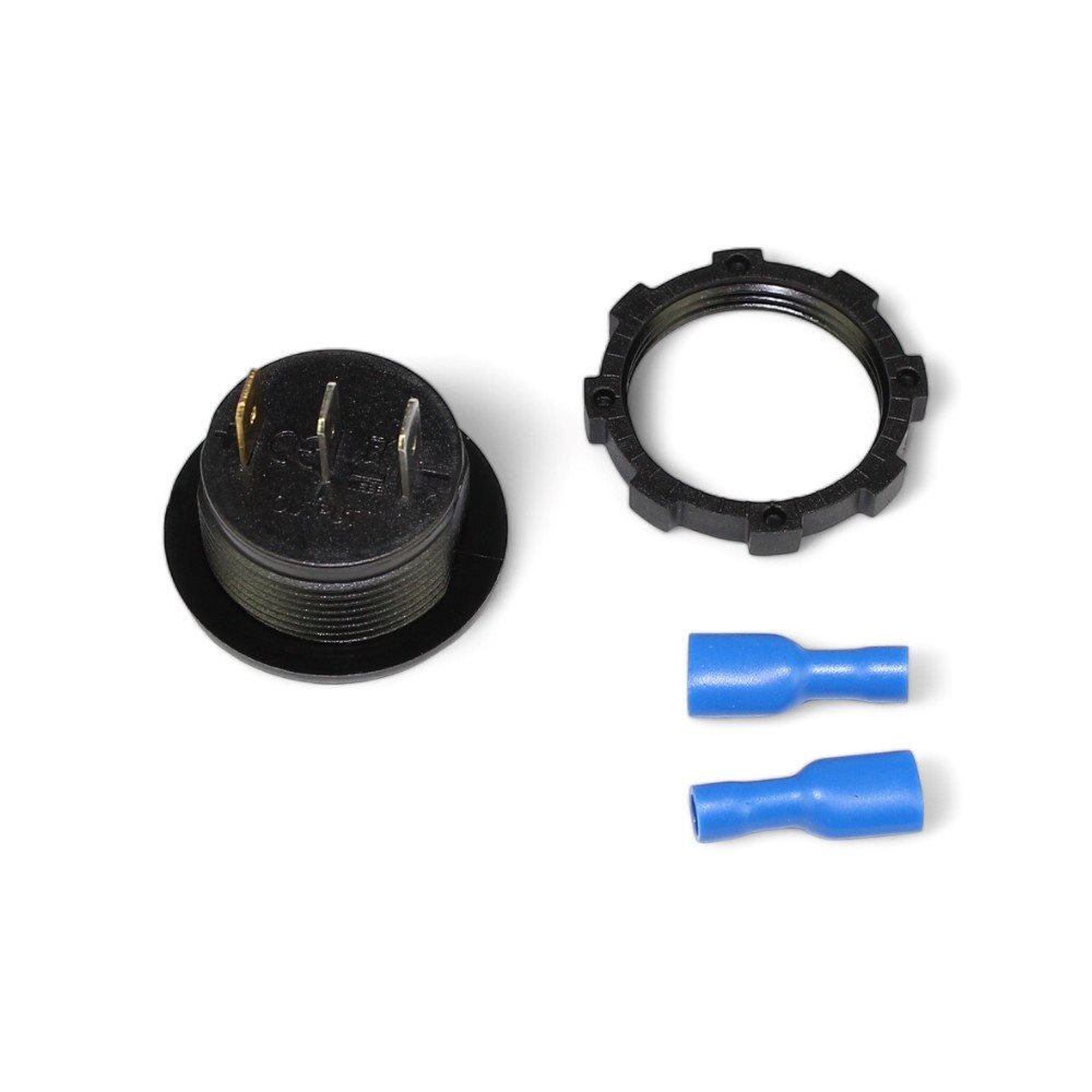 INBOUW VOLT-AMPÈREMETER ROOD | 5-48V/0-10A 3