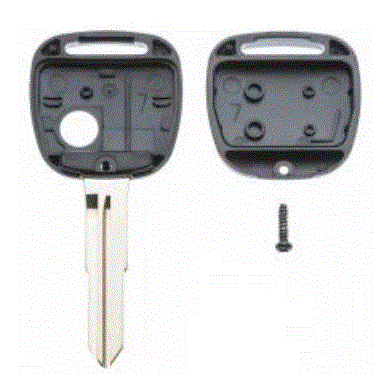 AUTOSLEUTEL LEGE BEHUIZING EXC 1 KNOPJE 2
