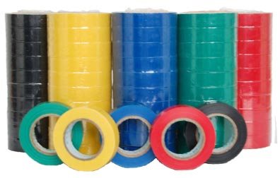ISOLATIETAPE PVC GEEL 10METER 15MM