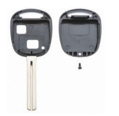 AUTOSLEUTEL LEGE BEHUIZING EXC 2 KNOPJES 2