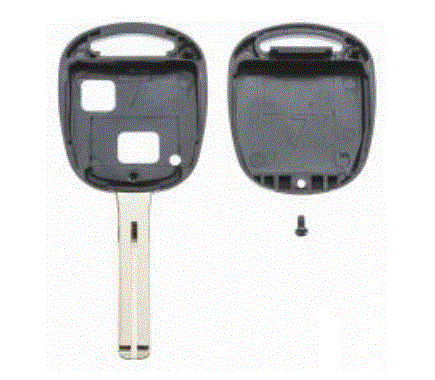 AUTOSLEUTEL LEGE BEHUIZING EXC 2 KNOPJES 2