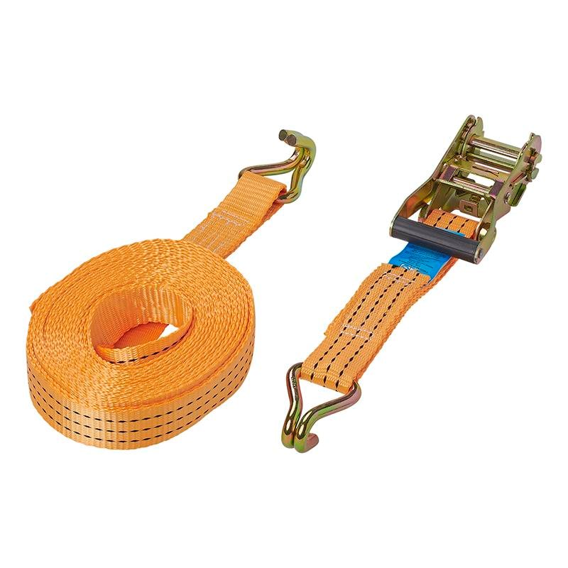 SPANBAND MET RATEL + 2 HAKEN 8 METER 3000KG 2