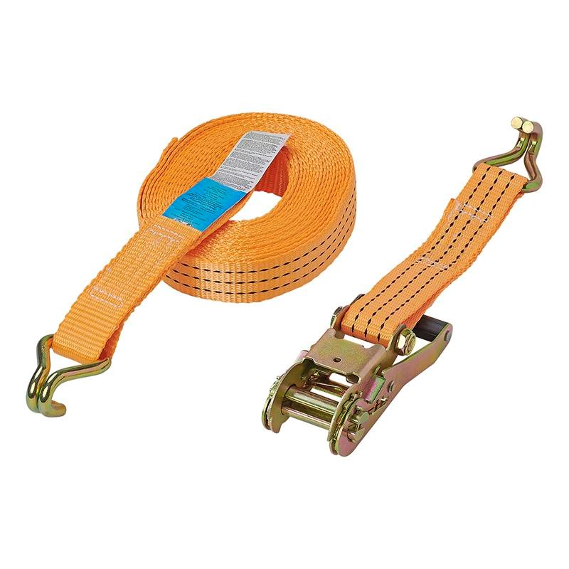SPANBAND MET RATEL + 2 HAKEN 8 METER 3000KG 3