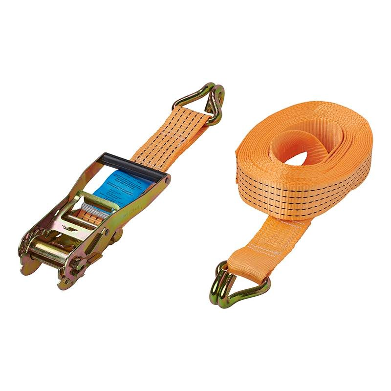 SPANBAND MET RATEL + 2 HAKEN 8 METER 5000KG