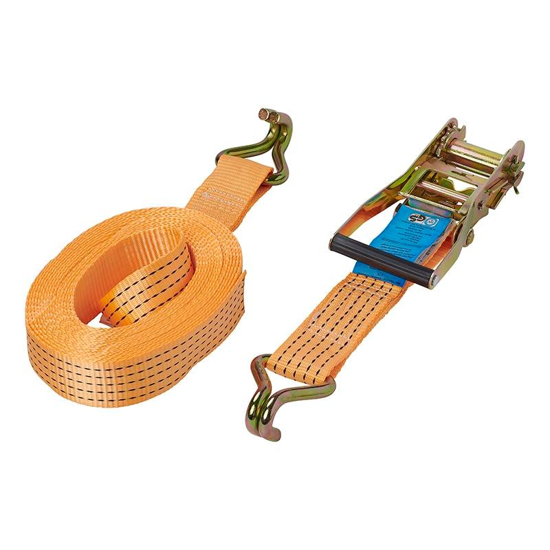 SPANBAND MET RATEL + 2 HAKEN 8 METER 5000KG 2