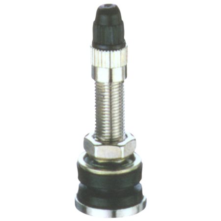 TUBELESS VENTIEL VERNIKKELD MOTOR TR430A (LENGTE=37MM) VENTIELGAT 8,3MM