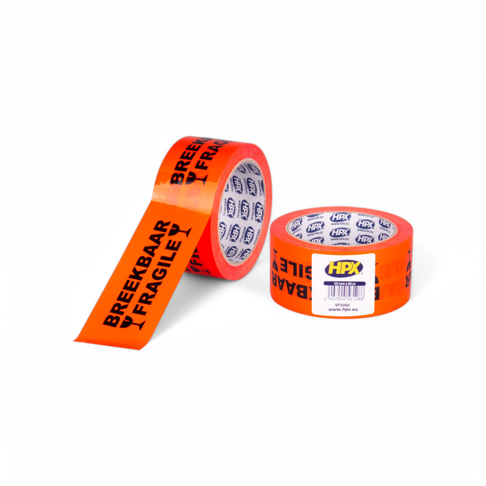 HPX VERPAKKINGSTAPE - BREEKBAAR FRAGILE 50MMX66M