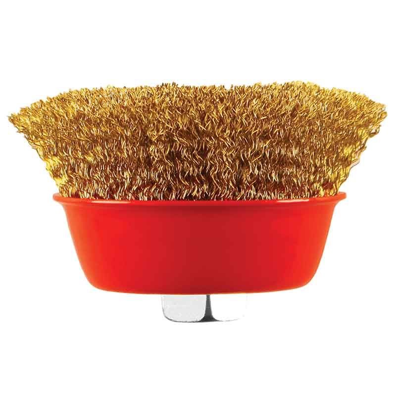 ABRACS 120 MM X M14 CRIMP DRAADBORSTEL - DISPLAY