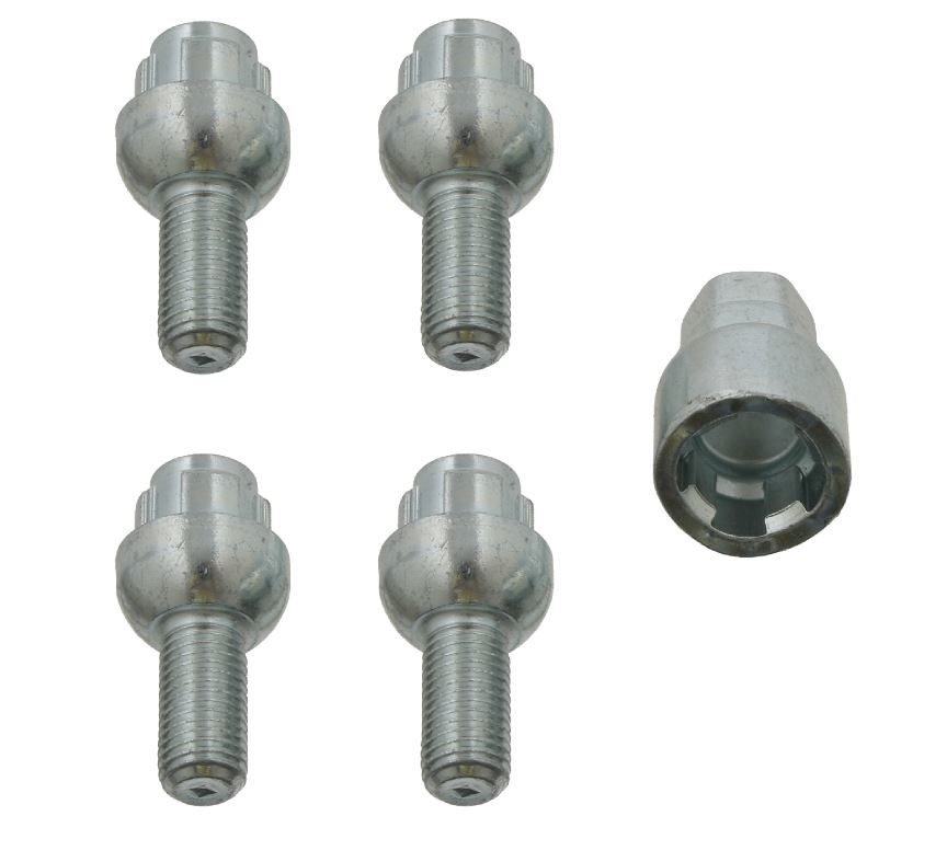 SLOTBOUT SET 4 STUKS M12X1,5-25 + DOP17 VW BOL