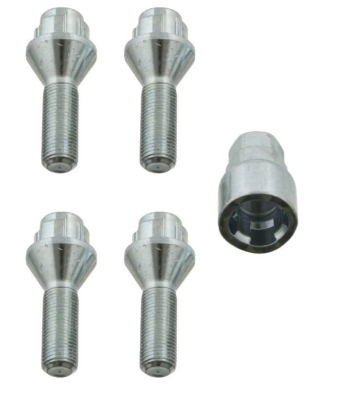 SLOTBOUT SET 4 STUKS M12X1,25-30 + DOP17 FIAT CONISCH