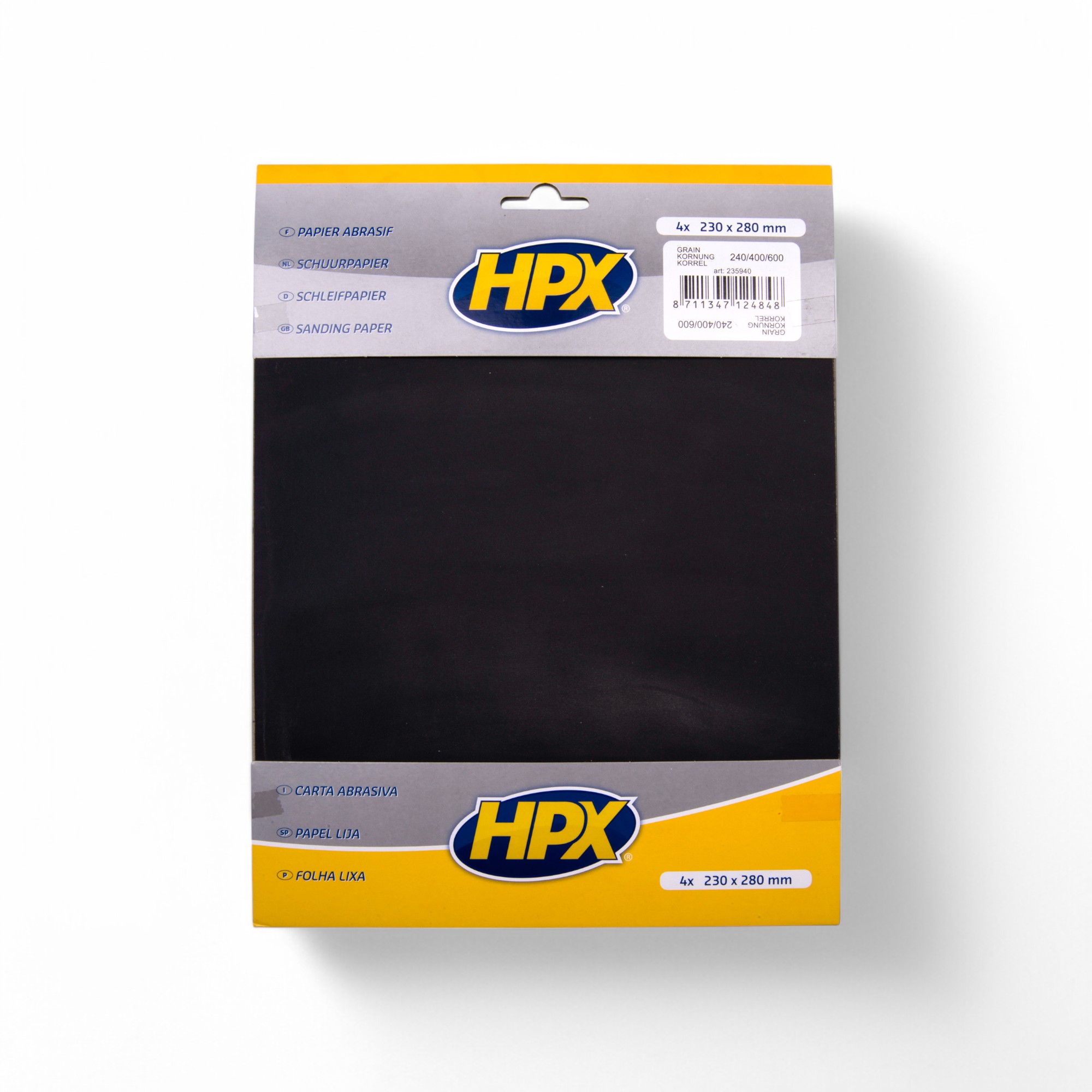 HPX SCHUURPAPIER P240X1/P400X2/P600X1