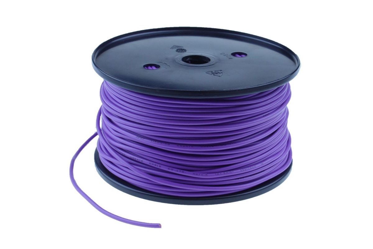 ENKELADERIGE KABEL PVC 0,75MM2 PAARS (1M-100/ROL) 2