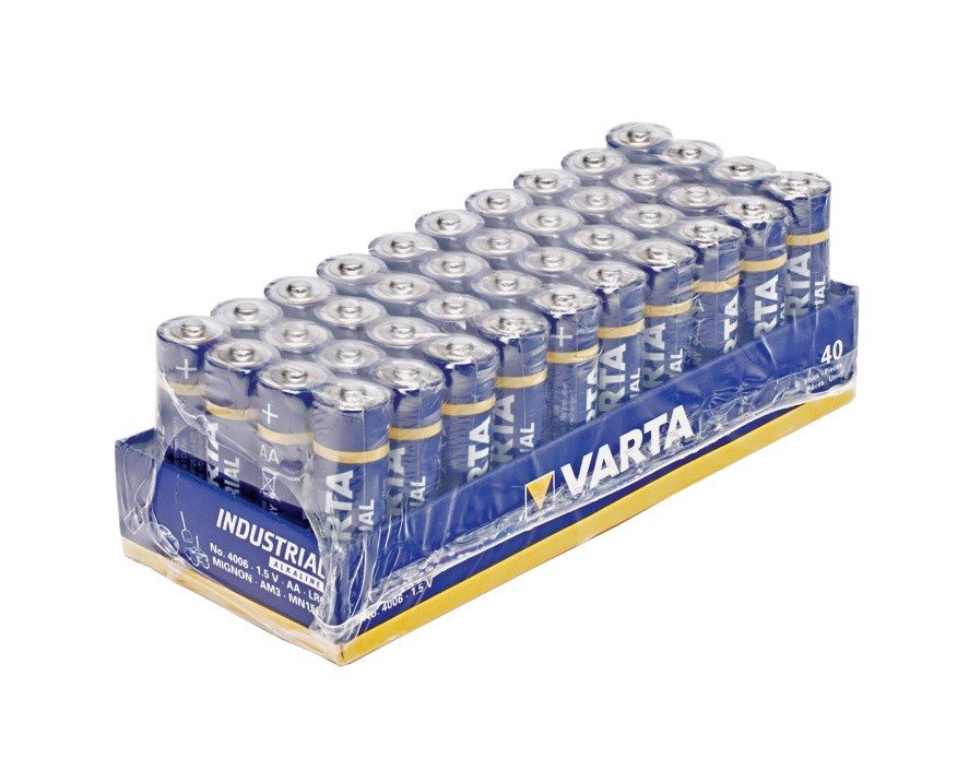 VARTA INDUSTRIAL BATTERY AA 10 X 4-SHRINK (40)