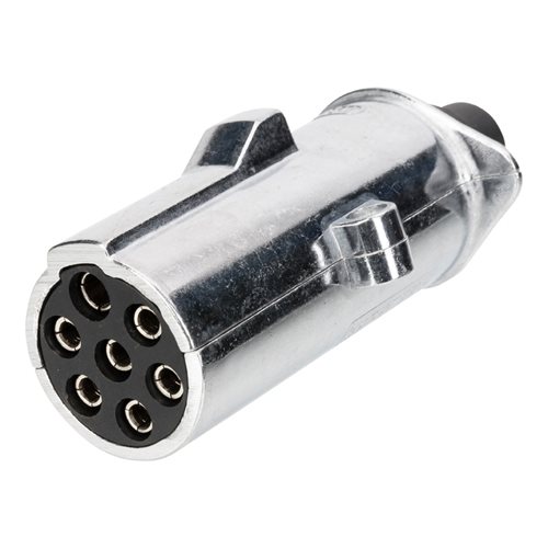 24V STEKKER ALUMINIUM 7-POLIG VLAKSTEKER AANSLUITING N-TYPE (005907.00)