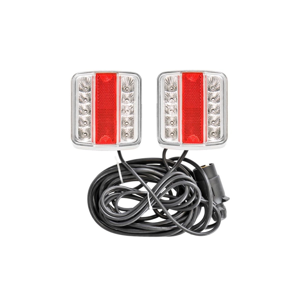 VERLICHTINGSSET LED MET MAGNETEN 7,5+2,5M KABEL -13 POLIGE STEKKER