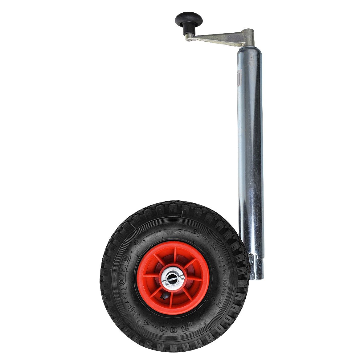 DUBBEL NEUSWIEL 48MM 2X VELG KUNSTSTOF MET LUCHTBAND 260X85MM 2