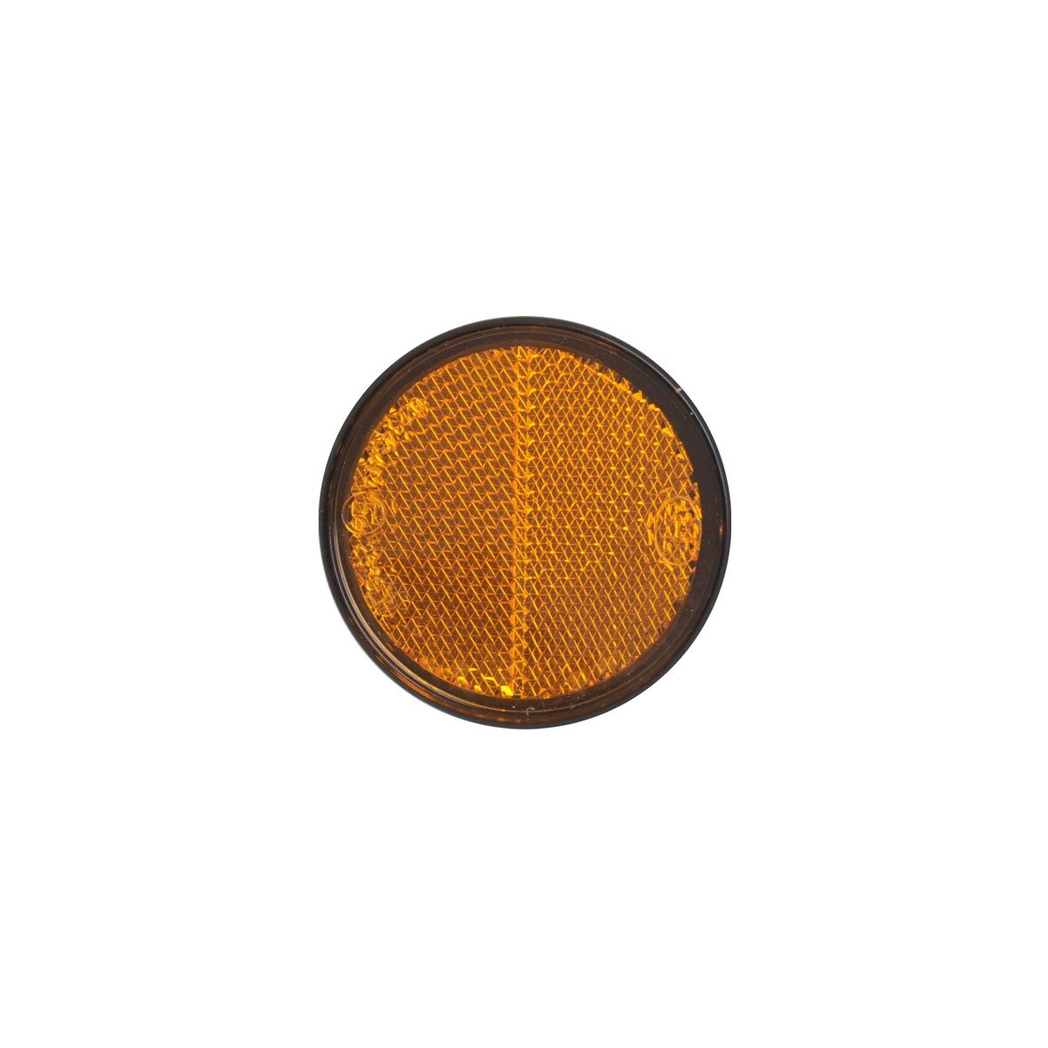 REFLECTOR ORANJE 58MM ZELFKLEVEND MET GRONDPLAAT - BULK
