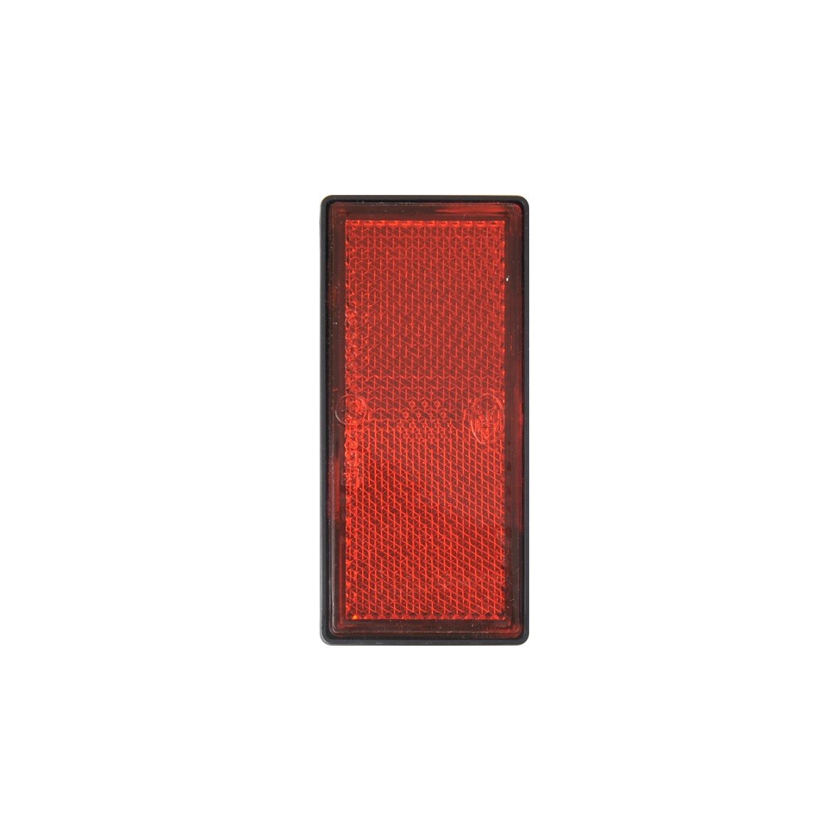 REFLECTOR ROOD 85X39MM ZELFKLEVEND MET GRONDPLAAT - BULK